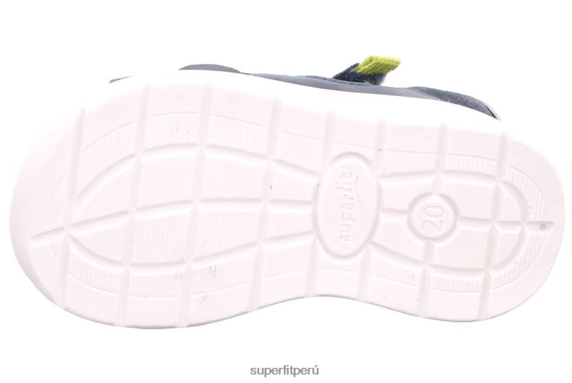 educación física Superfit bebés laguna - sandalia con cierre de velcro azul verde V06L24219 sandalias
