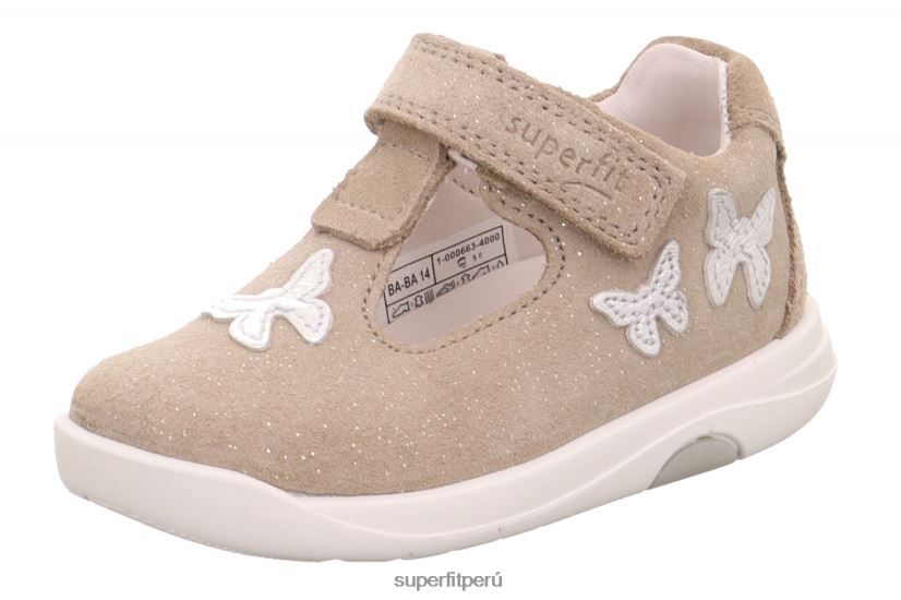 educación física Superfit bebés lillo - zapatillas bajas con cierre de velcro beige V06L24199 sandalias