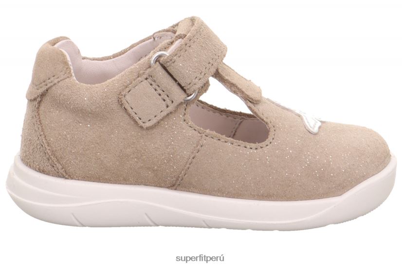 educación física Superfit bebés lillo - zapatillas bajas con cierre de velcro beige V06L24199 sandalias