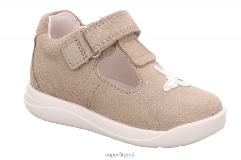educación física Superfit bebés lillo - zapatillas bajas con cierre de velcro beige V06L24199 sandalias