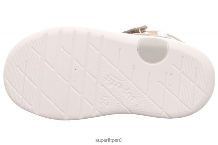 educación física Superfit bebés lillo - zapatillas bajas con cierre de velcro beige V06L24199 sandalias