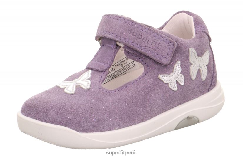 educación física Superfit bebés lillo - zapatillas bajas con cierre de velcro púrpura V06L24210 sandalias