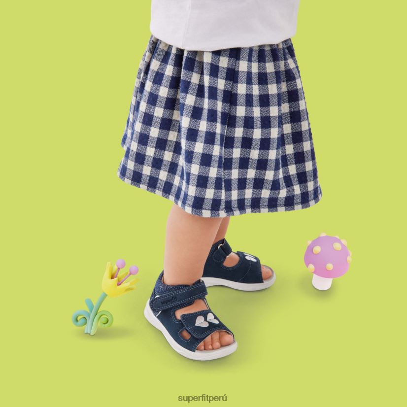 educación física Superfit bebés polly - sandalia con cierre de velcro azul V06L24209 sandalias