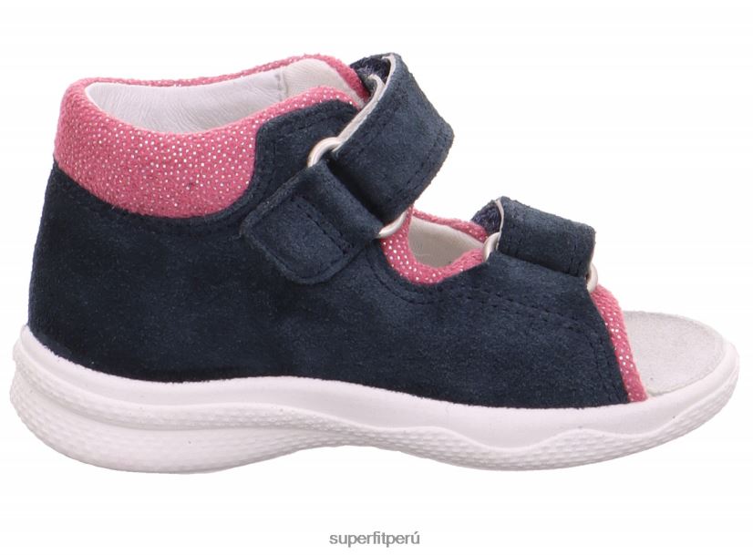 educación física Superfit bebés polly - sandalia con cierre de velcro azul V06L24215 sandalias