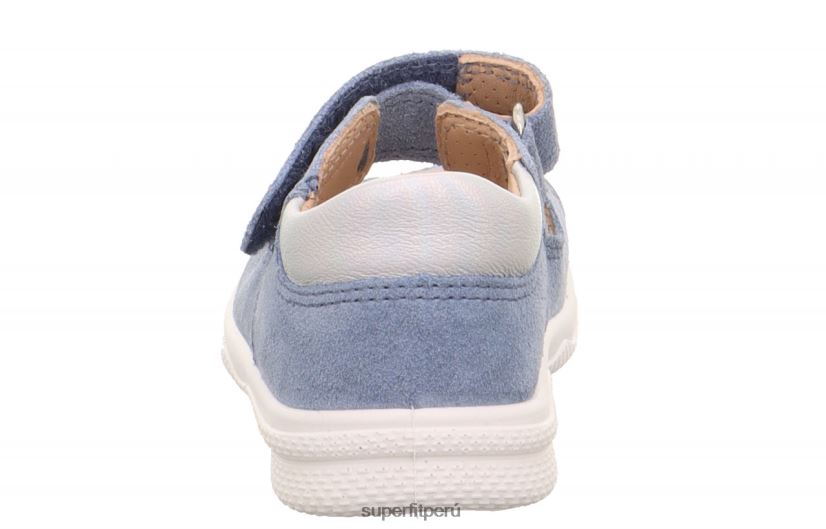 educación física Superfit bebés polly - sandalia con cierre de velcro azul/plata V06L24208 sandalias