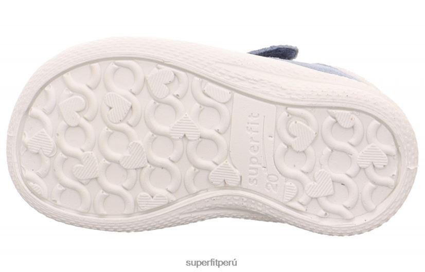 educación física Superfit bebés polly - sandalia con cierre de velcro azul/plata V06L24208 sandalias