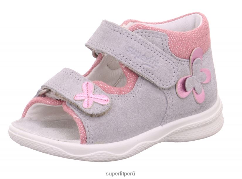 educación física Superfit bebés polly - sandalia con cierre de velcro gris V06L24165 sandalias