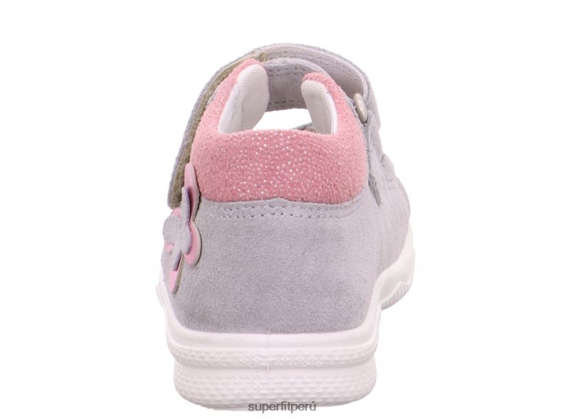 educación física Superfit bebés polly - sandalia con cierre de velcro gris V06L24165 sandalias
