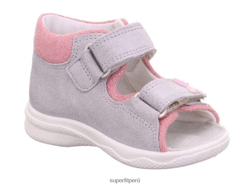 educación física Superfit bebés polly - sandalia con cierre de velcro gris V06L24165 sandalias