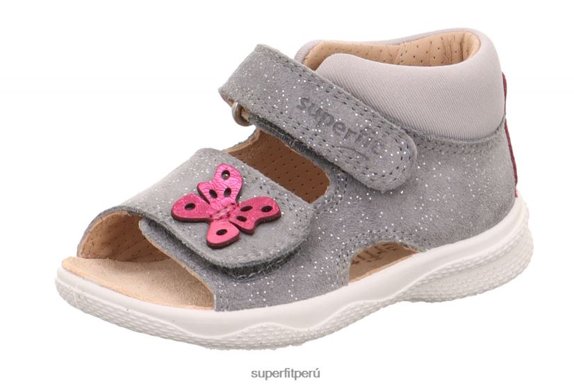educación física Superfit bebés polly - sandalia con cierre de velcro gris claro V06L24198 sandalias