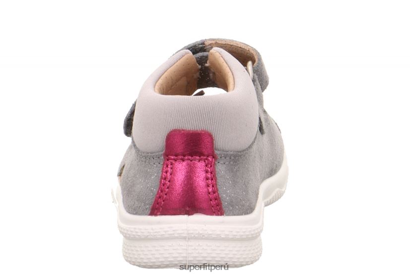 educación física Superfit bebés polly - sandalia con cierre de velcro gris claro V06L24198 sandalias
