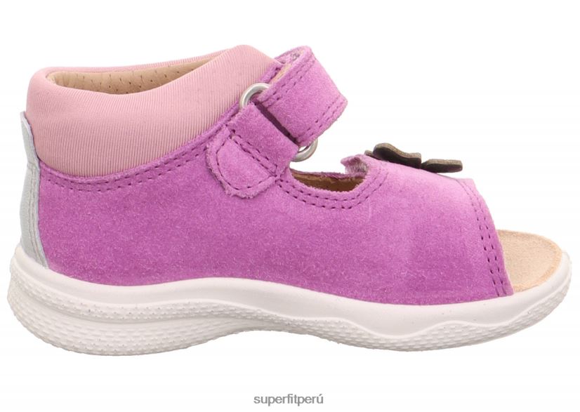 educación física Superfit bebés polly - sandalia con cierre de velcro púrpura V06L24196 sandalias