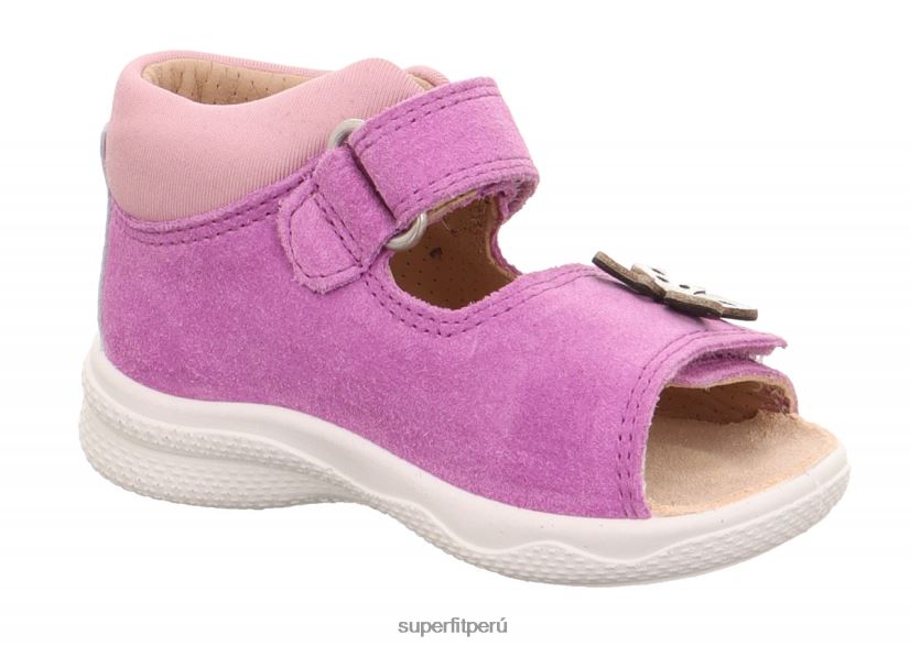 educación física Superfit bebés polly - sandalia con cierre de velcro púrpura V06L24196 sandalias