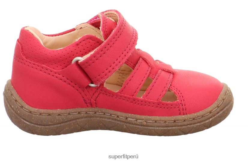 educación física Superfit bebés supix - sandalia con cierre de velcro Rosa rojo V06L24202 sandalias