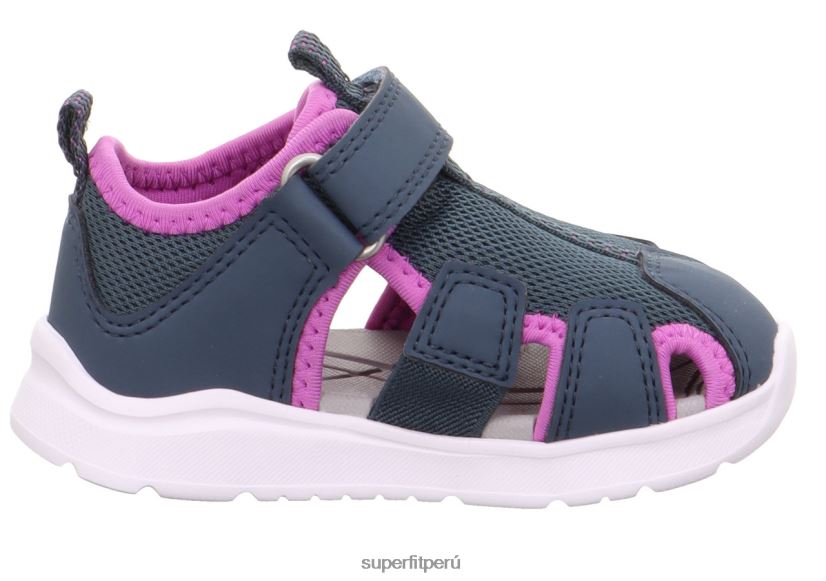 educación física Superfit bebés wave - sandalia con cierre de velcro azul púrpura V06L24193 sandalias