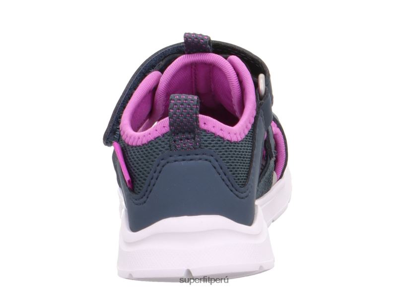 educación física Superfit bebés wave - sandalia con cierre de velcro azul púrpura V06L24193 sandalias