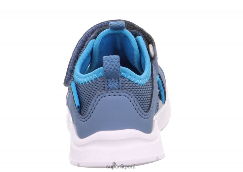 educación física Superfit bebés wave - sandalia con cierre de velcro azul/turquesa V06L24175 sandalias