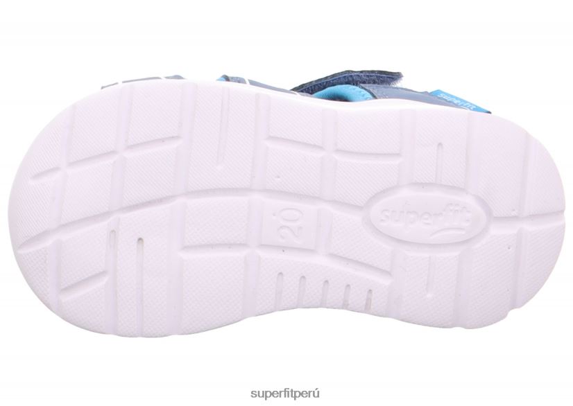 educación física Superfit bebés wave - sandalia con cierre de velcro azul/turquesa V06L24175 sandalias