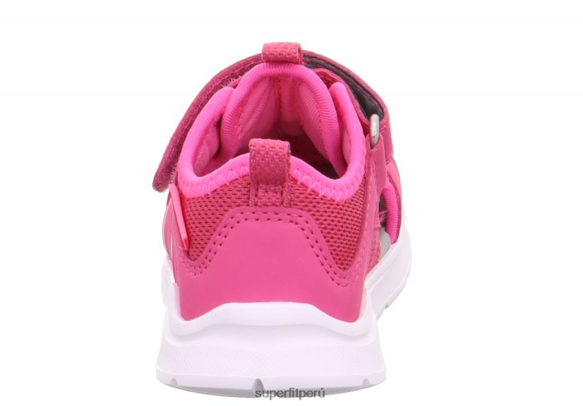 educación física Superfit bebés wave - sandalia con cierre de velcro rosa V06L24221 sandalias