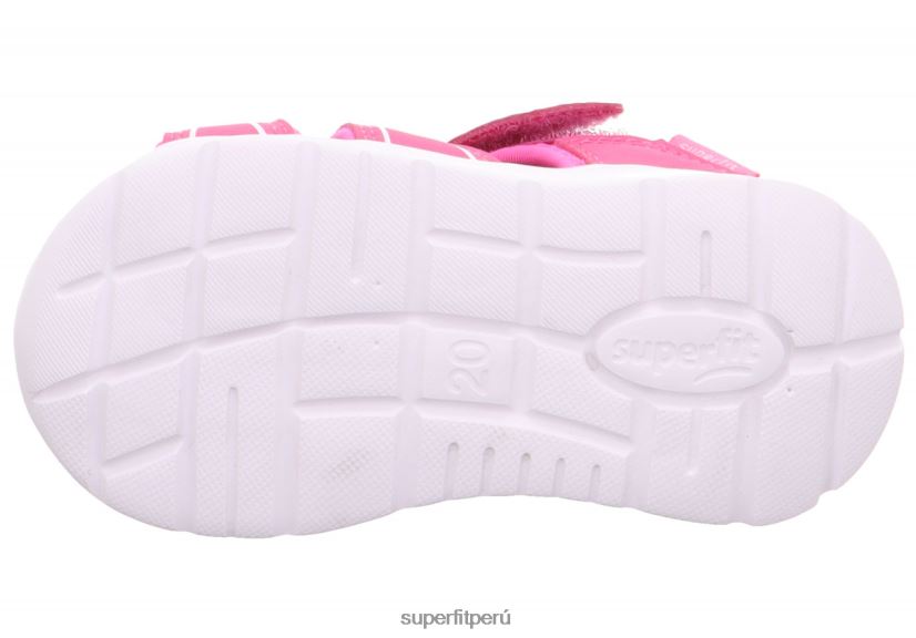 educación física Superfit bebés wave - sandalia con cierre de velcro rosa V06L24221 sandalias