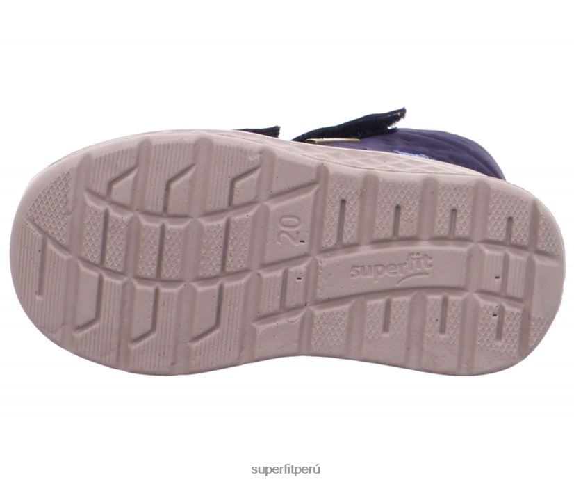educación física Superfit bebés brisa - zapatillas altas con cierre de velcro azul V06L24412 zapatillas altas