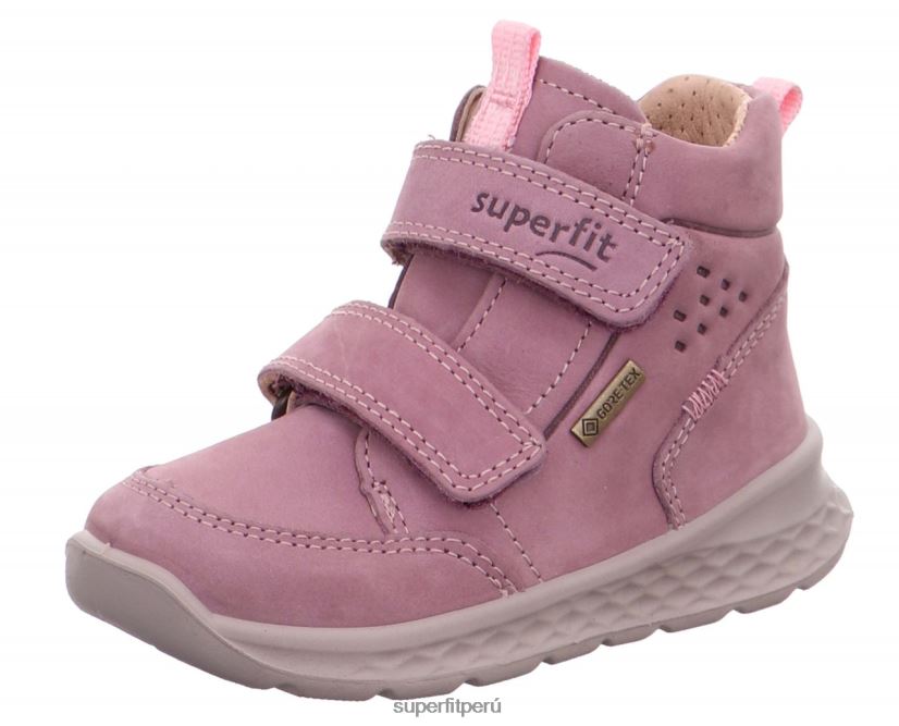 educación física Superfit bebés brisa - zapatillas altas con cierre de velcro morado/rosa V06L24371 zapatillas altas