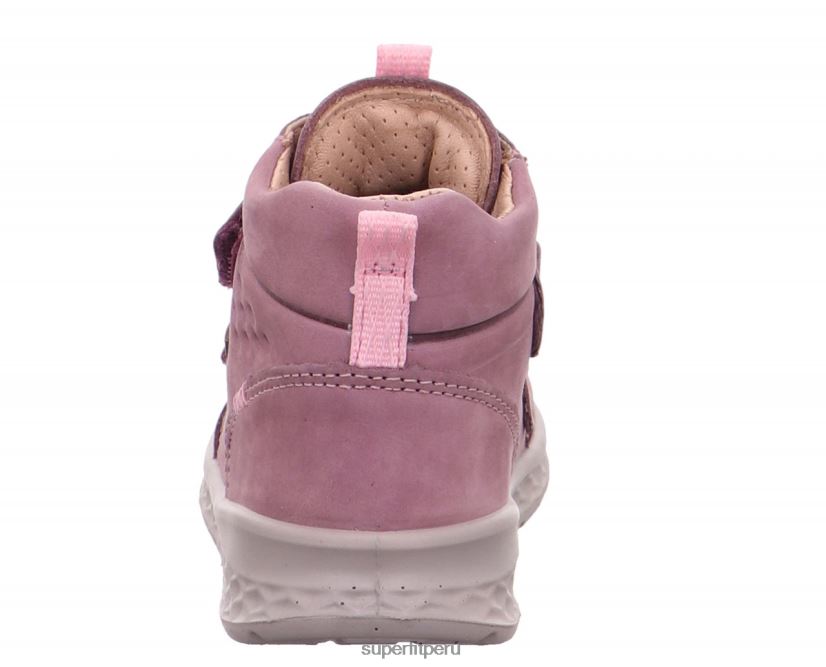 educación física Superfit bebés brisa - zapatillas altas con cierre de velcro morado/rosa V06L24371 zapatillas altas