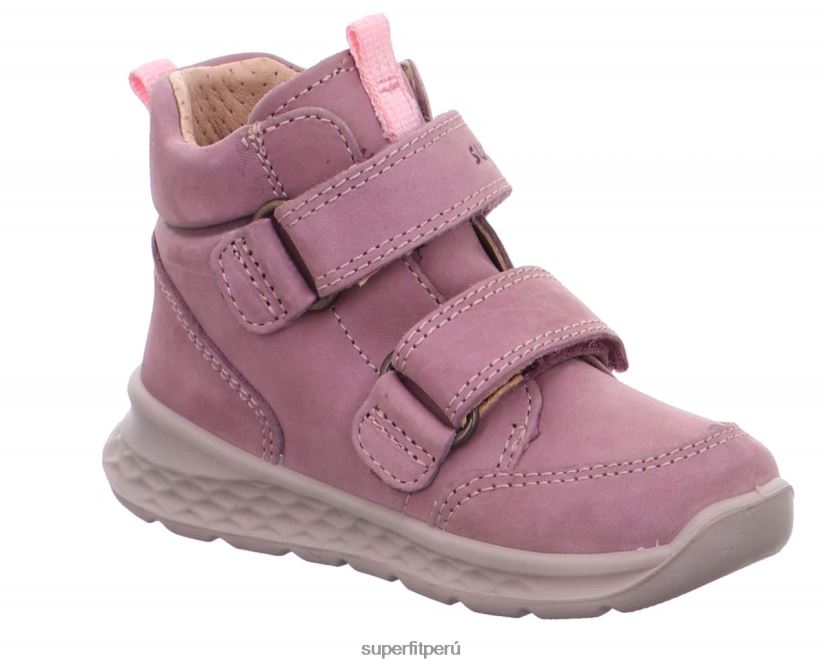 educación física Superfit bebés brisa - zapatillas altas con cierre de velcro morado/rosa V06L24371 zapatillas altas