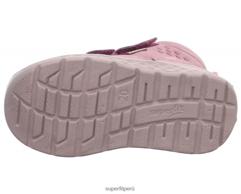 educación física Superfit bebés brisa - zapatillas altas con cierre de velcro morado/rosa V06L24371 zapatillas altas