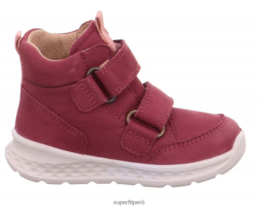 educación física Superfit bebés brisa - zapatillas altas con cierre de velcro rosa/naranja V06L24433 zapatillas altas