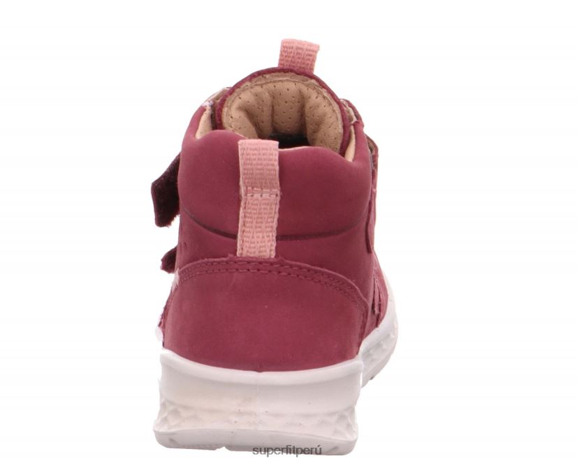 educación física Superfit bebés brisa - zapatillas altas con cierre de velcro rosa/naranja V06L24433 zapatillas altas