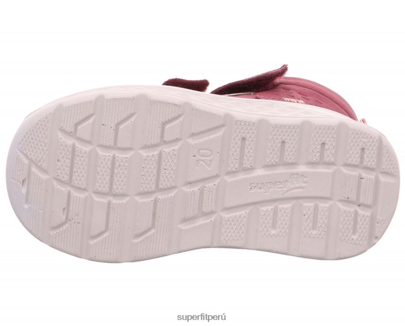 educación física Superfit bebés brisa - zapatillas altas con cierre de velcro rosa/naranja V06L24433 zapatillas altas