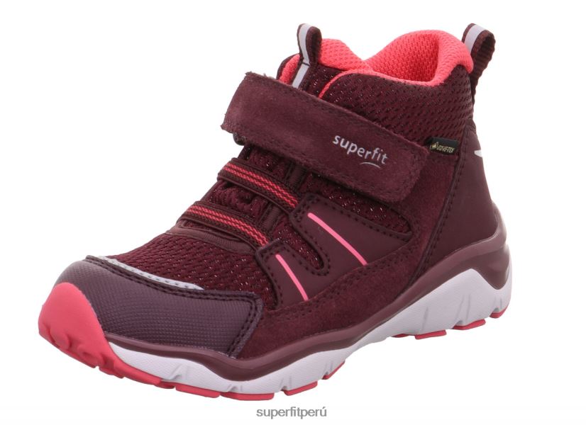 educación física Superfit bebés sport5 - zapatillas altas con cierre de velcro Rosa rojo V06L24403 zapatillas altas
