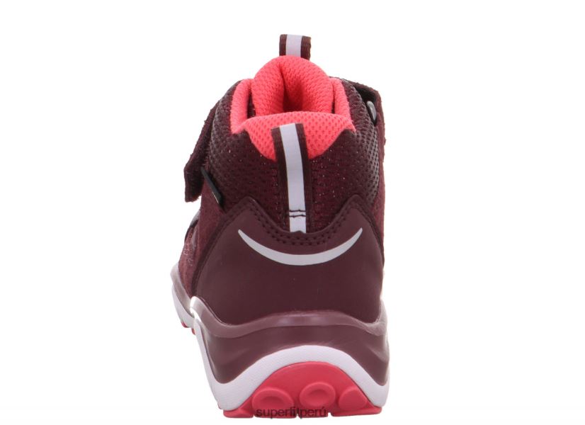 educación física Superfit bebés sport5 - zapatillas altas con cierre de velcro Rosa rojo V06L24403 zapatillas altas