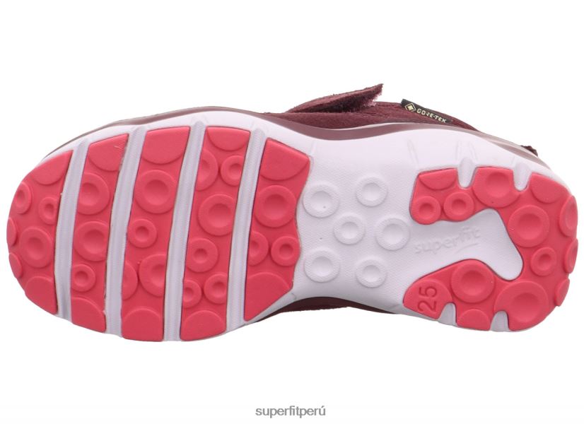 educación física Superfit bebés sport5 - zapatillas altas con cierre de velcro Rosa rojo V06L24403 zapatillas altas