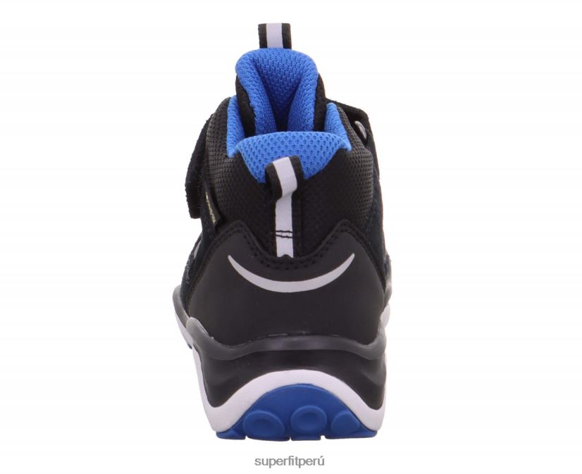 educación física Superfit bebés sport5 - zapatillas altas con cierre de velcro azul negro V06L24408 zapatillas altas
