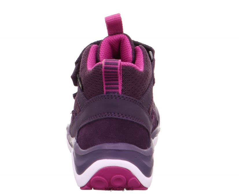 educación física Superfit bebés sport5 - zapatillas altas con cierre de velcro morado/rosa V06L24418 zapatillas altas