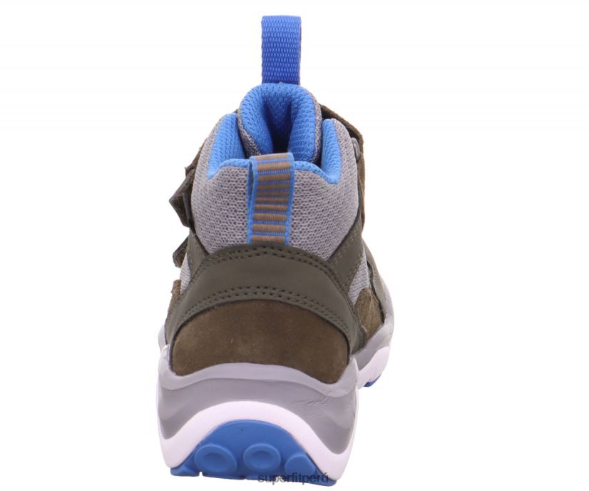 educación física Superfit bebés sport5 - zapatillas altas con cierre de velcro verde/azul claro V06L24387 zapatillas altas