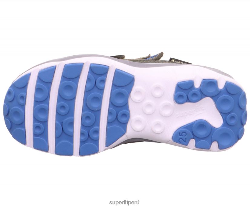 educación física Superfit bebés sport5 - zapatillas altas con cierre de velcro verde/azul claro V06L24387 zapatillas altas