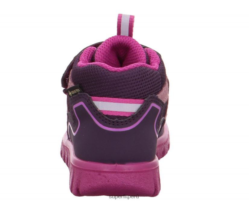 educación física Superfit bebés sport7 mini - zapatillas altas con cierre de velcro morado/rosa V06L24368 zapatillas altas