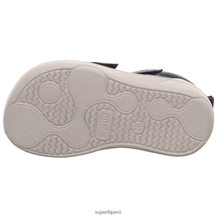 educación física Superfit bebés superfree - zapatillas altas con cierre de velcro azul V06L24266 zapatillas altas
