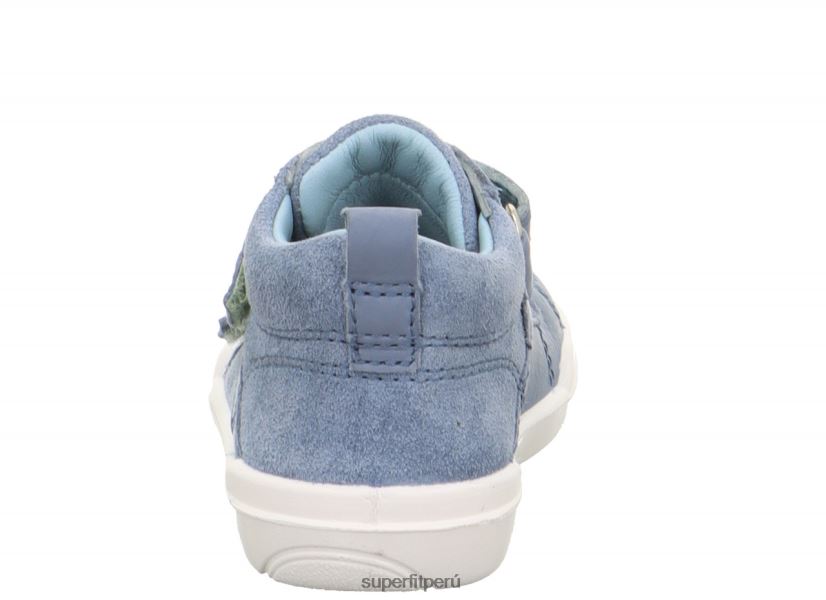 educación física Superfit bebés superfree - zapatillas altas con cierre de velcro azul V06L24327 zapatillas altas