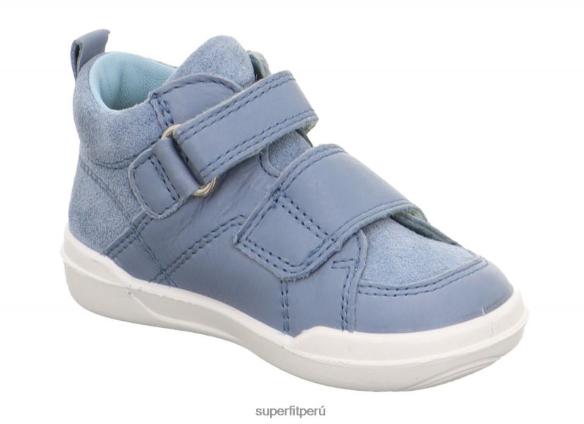 educación física Superfit bebés superfree - zapatillas altas con cierre de velcro azul V06L24327 zapatillas altas