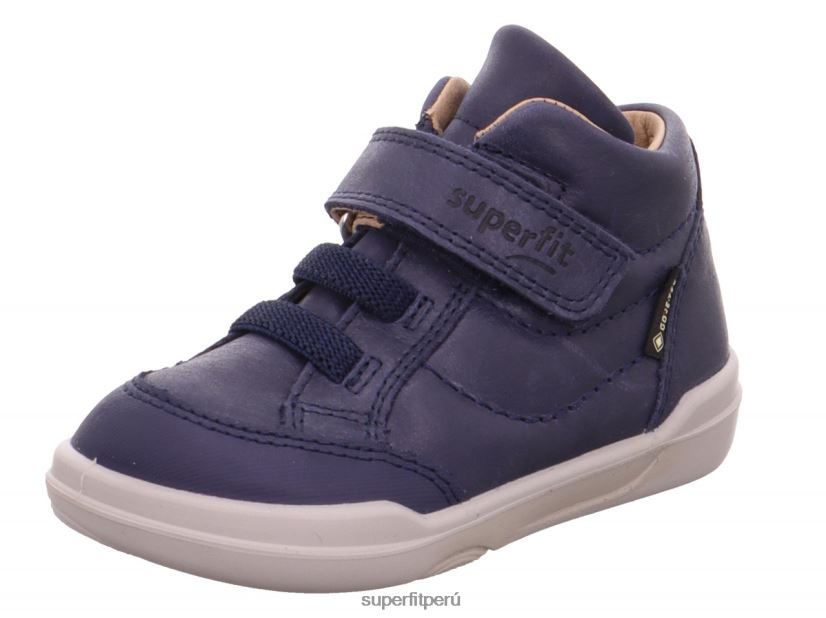 educación física Superfit bebés superfree - zapatillas altas con cierre de velcro azul V06L24411 zapatillas altas