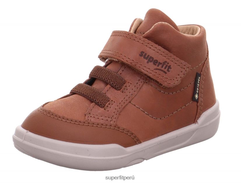 educación física Superfit bebés superfree - zapatillas altas con cierre de velcro marrón V06L24393 zapatillas altas