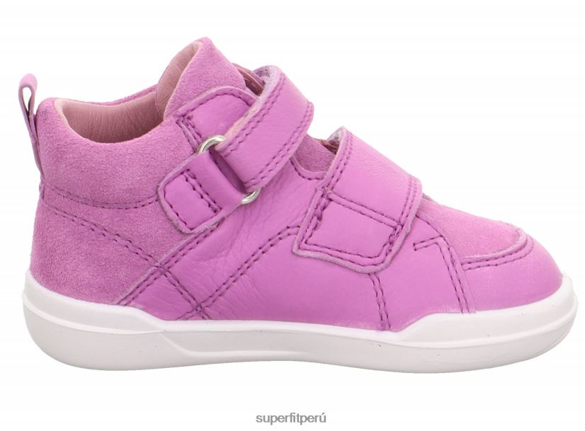 educación física Superfit bebés superfree - zapatillas altas con cierre de velcro púrpura V06L24346 zapatillas altas