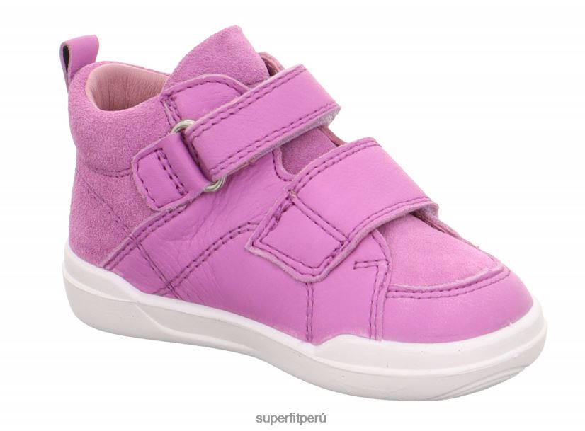 educación física Superfit bebés superfree - zapatillas altas con cierre de velcro púrpura V06L24346 zapatillas altas
