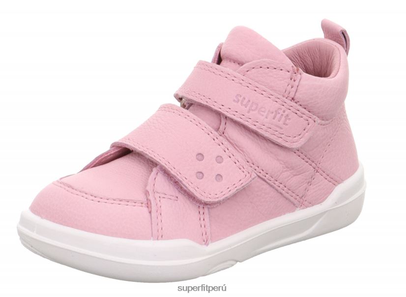 educación física Superfit bebés superfree - zapatillas altas con cierre de velcro rosa V06L24356 zapatillas altas