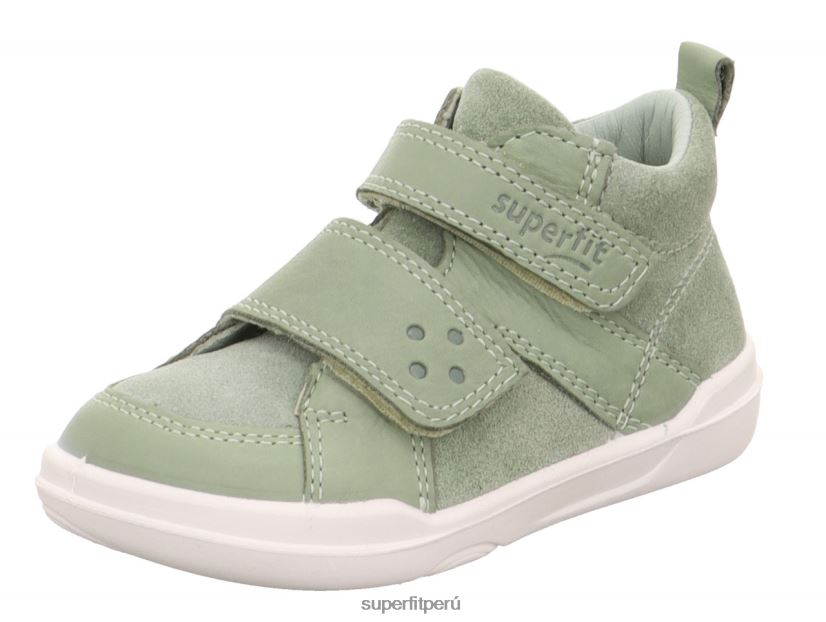 educación física Superfit bebés superfree - zapatillas altas con cierre de velcro verde claro V06L24298 zapatillas altas
