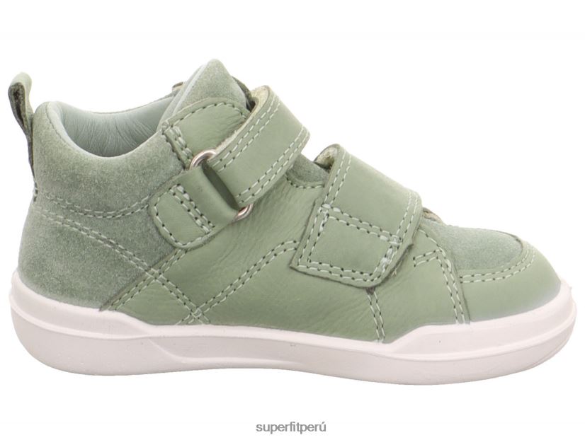 educación física Superfit bebés superfree - zapatillas altas con cierre de velcro verde claro V06L24298 zapatillas altas